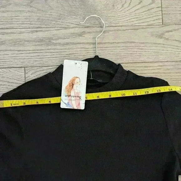 PRETTYGARDEN Women's Fall Long Sleeve Midi Dress Casual Ribbed Knit-NWT size  Sm - Picture 7 of 12